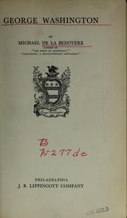 Cover of: George Washington by Michael De La Bedoyère