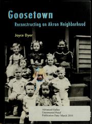 Cover of: Goosetown by Joyce Dyer