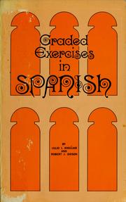 Cover of: Graded exercises in Spanish by Julio I. Andújar
