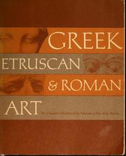 Cover of: Greek, Etruscan, & Roman art by Museum of Fine Arts, Boston.