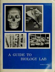 Cover of: A guide to biology lab
