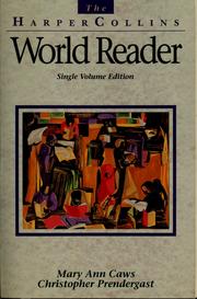 Cover of: The HarperCollins world reader by Mary Ann Caws