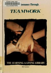 Cover of: High performance through teamwork