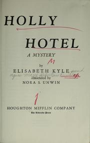 Cover of: Holly Hotel