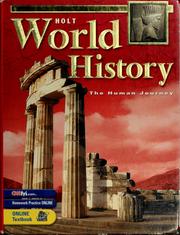 Cover of: Holt world history: the human journey