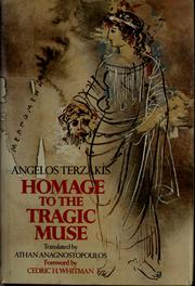 Cover of: Homage to the tragic muse