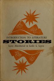 Cover of: Introduction to literature by Lynn Altenbernd