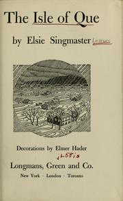 Cover of: The Isle of Que by Elsie Singmaster