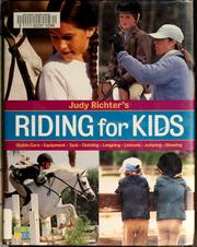 Cover of: Judy Richter's Riding for kids