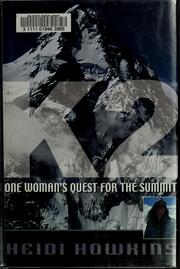 Cover of: K2: one woman's quest for the summit