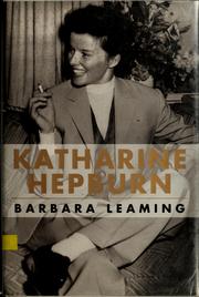 Cover of: Katharine Hepburn by Barbara Leaming