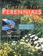 Cover of: Caring for perennials: what to do and when to do it