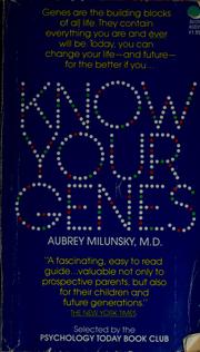 Cover of: Know your genes