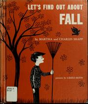 Cover of: Let's find out about fall by Martha Shapp