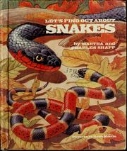 Cover of: Let's find out about snakes