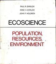 Cover of: Ecoscience: Population, Resources, Environment