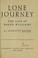 Cover of: Lone journey