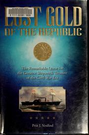 Cover of: Lost gold of the Republic: the remarkable quest for the greatest shipwreck treasure of the Civil War era