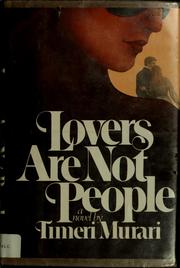Cover of: Lovers are not people