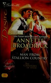 Cover of: Man from stallion country by Annette Broadrick