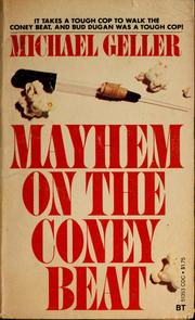Cover of: Mayhem on the Coney beat by Michael Geller