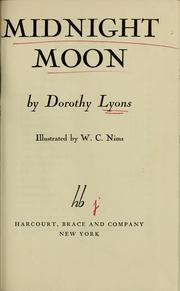 Cover of: Midnight moon