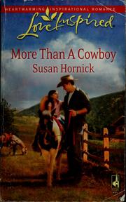 Cover of: More than a cowboy