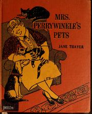 Cover of: Mrs. Perrywinkle's pets by Jane Thayer