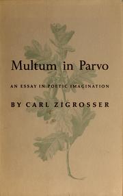 Cover of: Multum in parvo by Carl Zigrosser