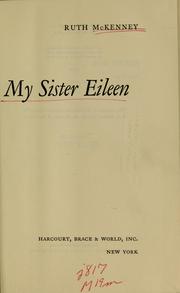 My sister Eileen by Ruth McKenney