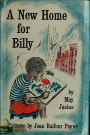 Cover of: A new home for Billy by May Justus