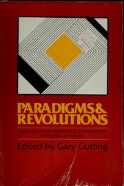 Cover of: Paradigms and revolutions by Gary Gutting