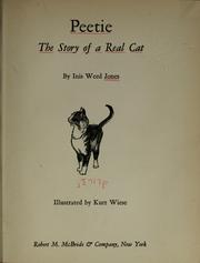 Cover of: Peetie: the story of a real cat