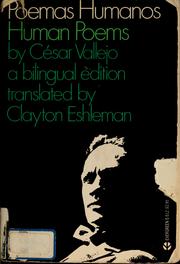 Cover of: Poemas humanos. by César Vallejo