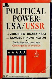 Cover of: Political power by Zbigniew K. Brzezinski