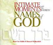 Cover of: Intimate Moments with the Hebrew Names of God