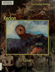 Cover of: Redon, Cyclops by Federico Zeri