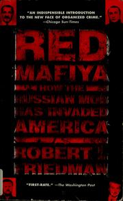 Cover of: Red Mafiya by Robert I. Friedman