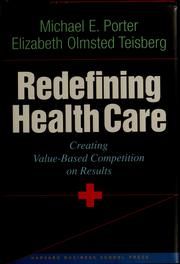 Cover of Redefining health care