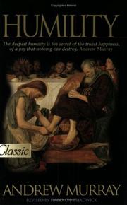 Cover of: Humility (Pure Gold Classics) by Andrew Murray, Harold J. Chadwick