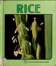 Cover of: Rice