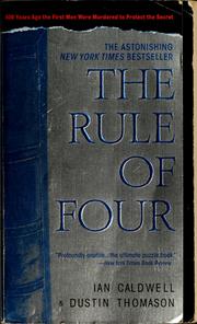 Cover of: The rule of four