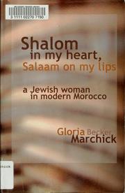 Cover of: Shalom in my heart, salaam on my lips | Gloria Becker Marchick