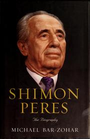 Cover of: Shimon Peres by Michael Bar-Zohar