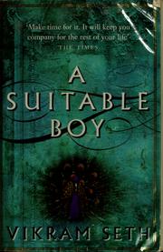 Cover of: A suitable boy by Vikram Seth