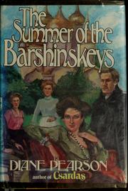 Cover of: The summer of the Barshinskeys by Diane Pearson