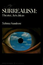 Cover of: Surrealism: theater, arts, ideas | Nahma Sandrow