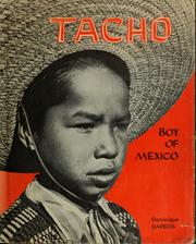 Cover of: Tacho: boy of Mexico