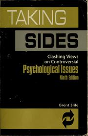 Cover of: Taking sides by Brent D. Slife