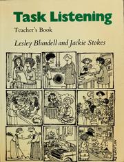 Task listening by Lesley Blundell